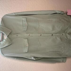 NWT Anthropologie Avec Les Filles Oversized Shacket Size Large
